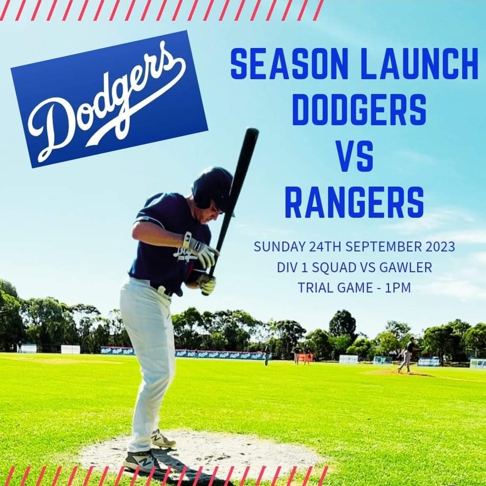 2023 Golden Grove Central Districts Baseball Club Opening Day vs Gawler Rangers