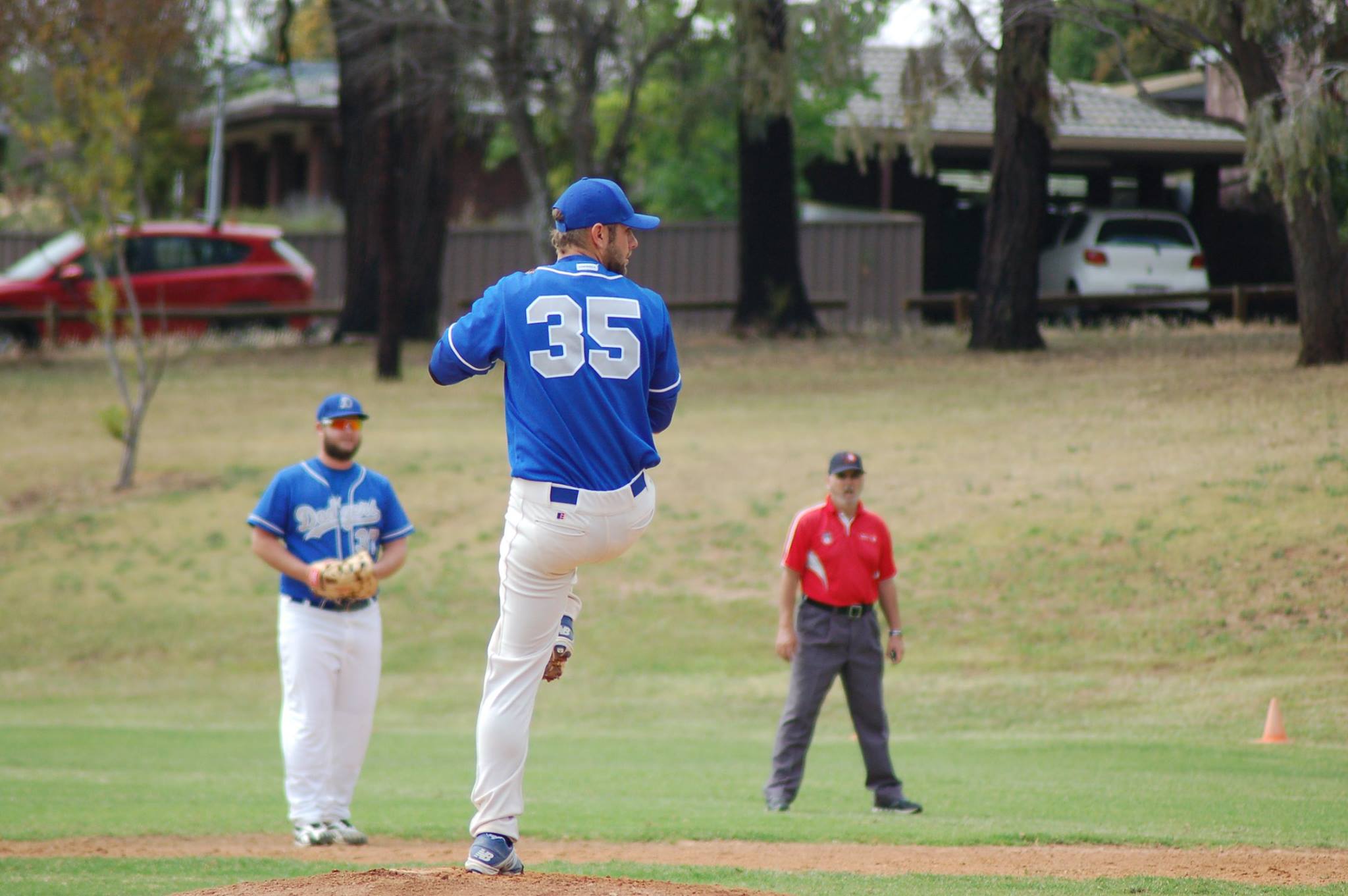 Jeff Barto on the mound for GGCD in the 2015-16 season