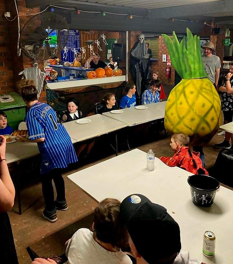 Round 1 of our Halloween favourite, the Great Donut Eating Competition