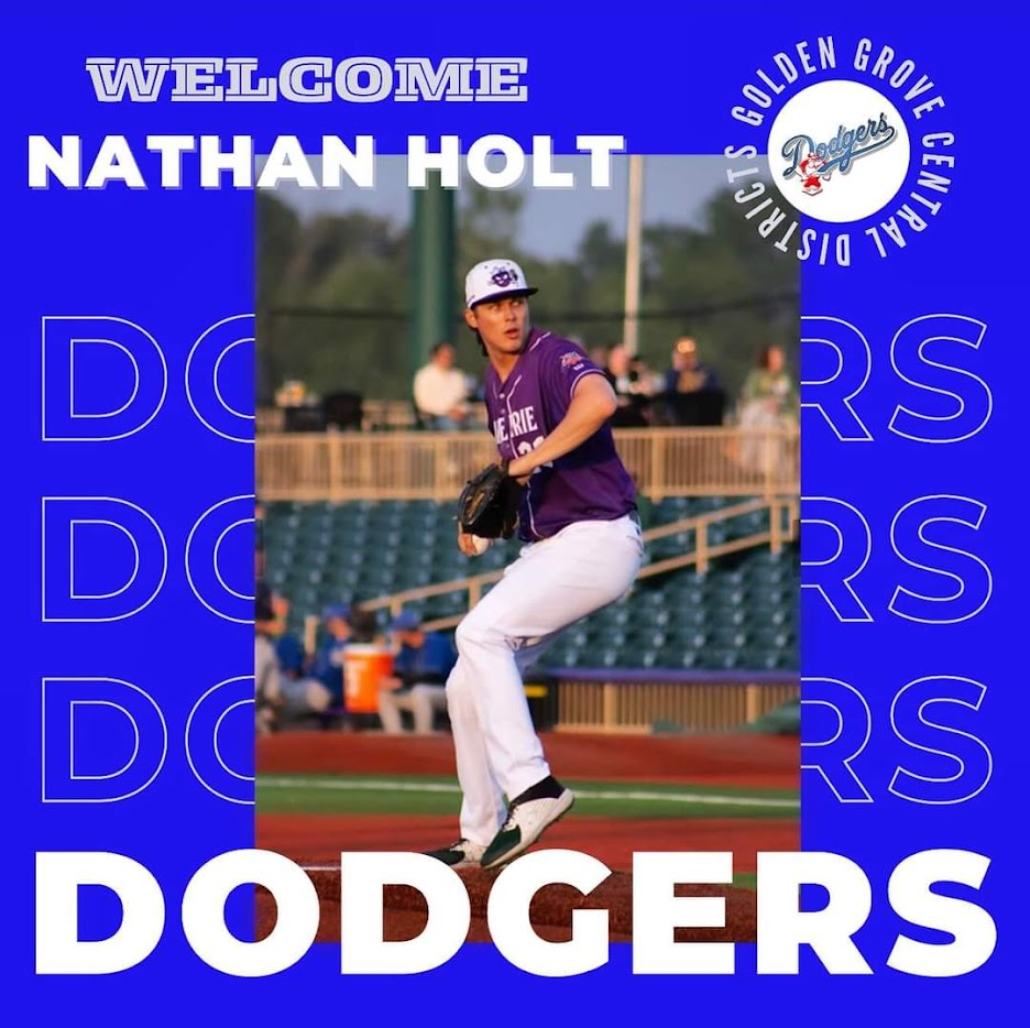 Welcome Nathan Holt to the Dodgers