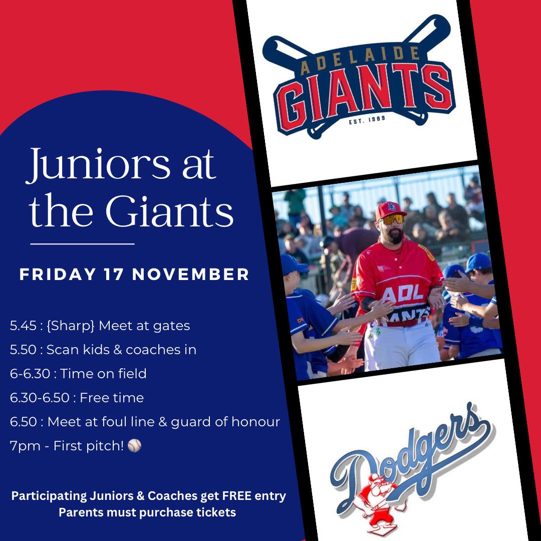 Dodgers Juniors at the Giants, 17 November 2023