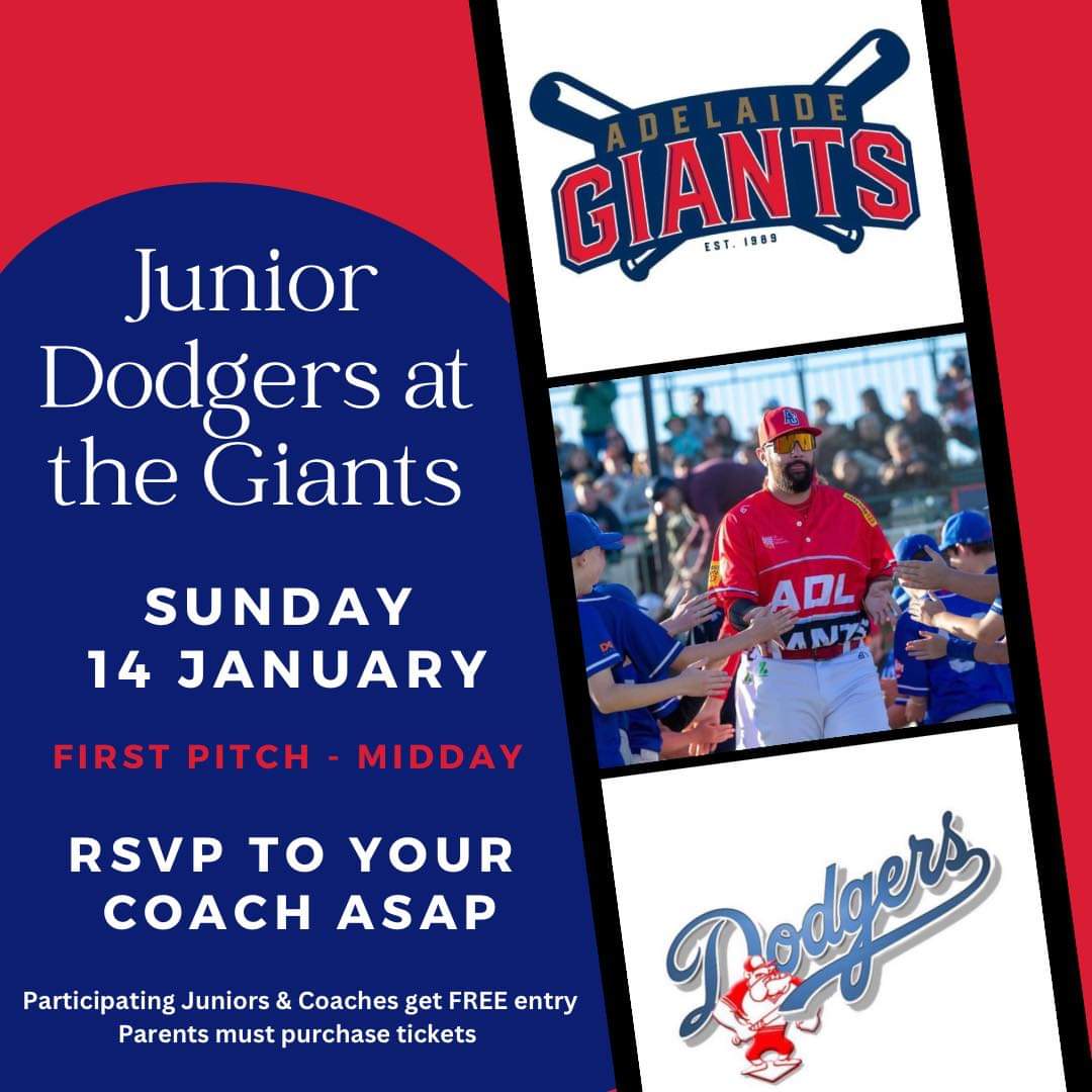 Dodgers Juniors at the Giants January 2024 Poster