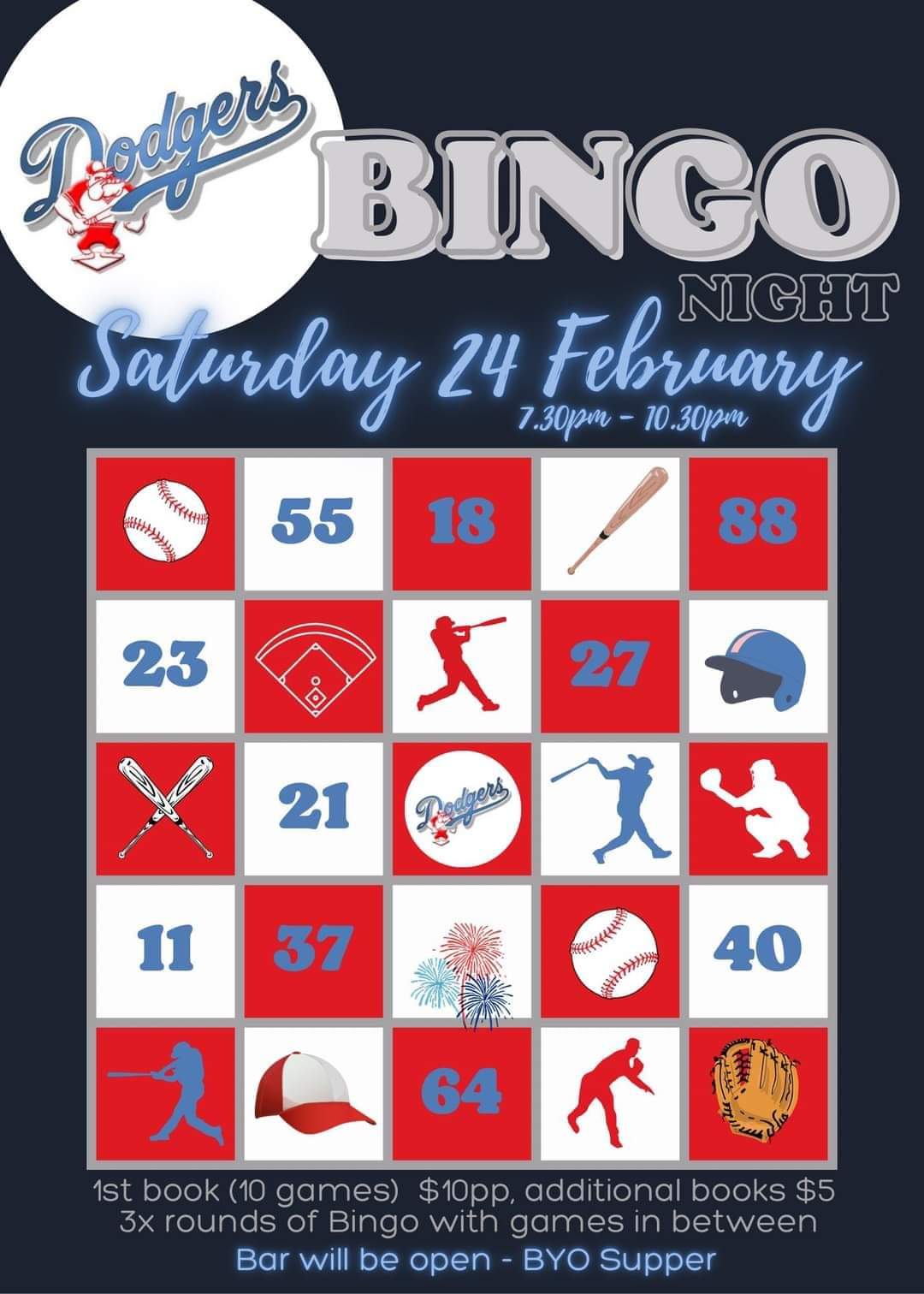 2024 Bingo Night Poster